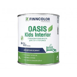 FINNCOLOR OASIS KIDS INTERIOR краска для детских комнат глубокоматовая база A 0,9 л