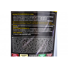 Краска резиновая для внутренних и наружных работ Prosept SuperRubber цвет черный Ral 9004 12 кг