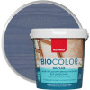 Пропитка для защиты древесины шелковисто-матовая Neomid Bio Color Aqua цвет голубая ель 0,9 л
