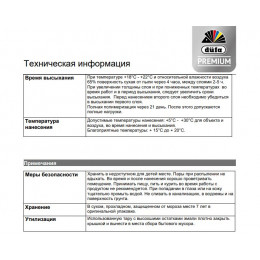 Эмаль на ржавчину Dufa Premium Hammerlack 3-в-1 гладкая RAL 7024 графитовая серая 2 л