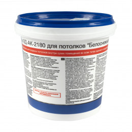 Краска для потолков «Белоснежная» VGT ВД-АК-2180 1,5 кг