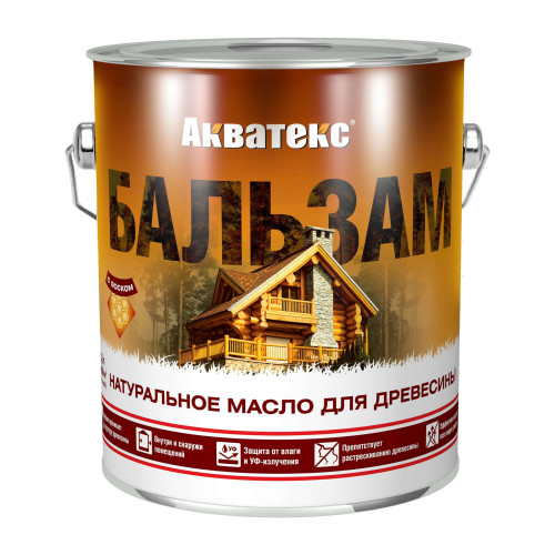 Масло для древесины Акватекс-Бальзам лиственница 2.2 л