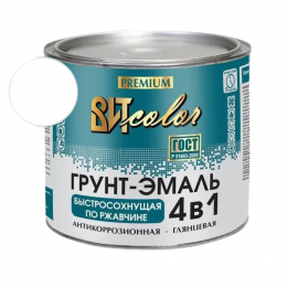Грунт-эмаль по ржавчине белая быстросохнущая ВИТ color 1.8 кг