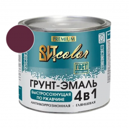 Грунт-эмаль по ржавчине вишня быстросохнущая ВИТ color 1.8 кг