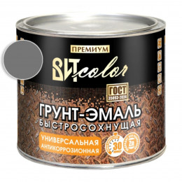 Грунт-эмаль быстросохнущая универсальная ВИТ color серая RAL 7040 1.8 кг