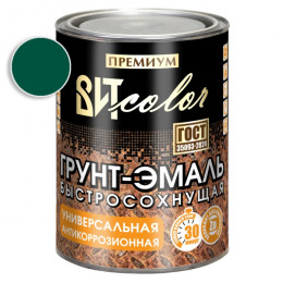 Грунт-эмаль быстросохнущая универсальная ВИТ color зеленый мох RAL 6005 0.8 кг