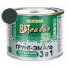 Грунт-эмаль по ржавчине 3 в 1 графитовый серый ВИТ color RAL 7024 0.4 кг