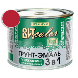 Грунт-эмаль по ржавчине 3 в 1 красная ВИТ color 0.4 кг