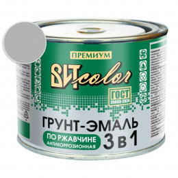 Грунт-эмаль по ржавчине 3 в 1 серая ВИТ color 0.4 кг