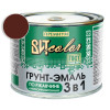 Грунт-эмаль по ржавчине 3 в 1 шоколад  ВИТ color 0.4 кг