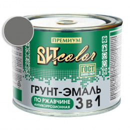 Грунт-эмаль по ржавчине 3 в 1 темно-серая  ВИТ color 0.4 кг