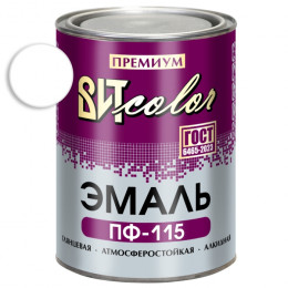 Эмаль белая ПФ 115 ГОСТ ВИТ color 0.8 кг