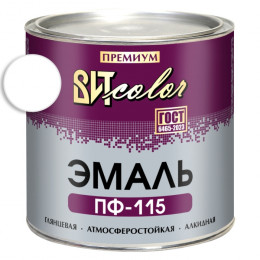 Эмаль белая ПФ 115 ГОСТ ВИТ color 2.7 кг