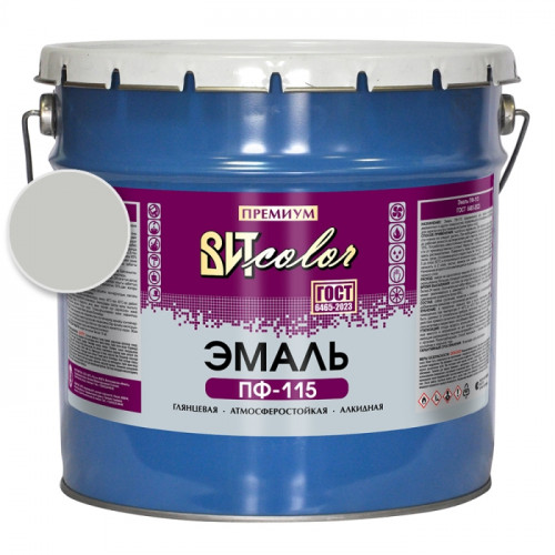 Эмаль серая ПФ 115 ГОСТ ВИТ color 10 кг