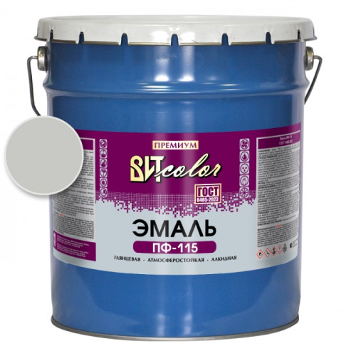 Эмаль серая ПФ 115 ГОСТ ВИТ color 20 кг