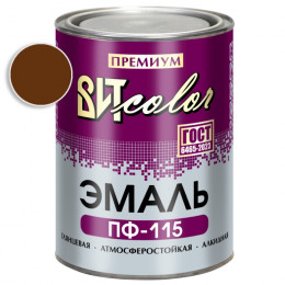 Эмаль шоколад ПФ 115 ГОСТ ВИТ color 0.8 кг
