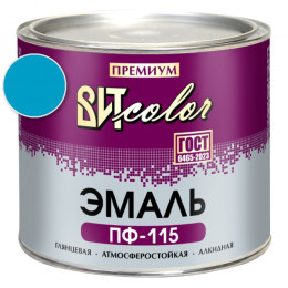 Эмаль светло-голубая ПФ 115 ГОСТ ВИТ color 1.9 кг