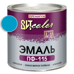 Эмаль светло-голубая ПФ 115 ГОСТ ВИТ color 2.6 кг