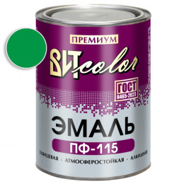 Эмаль зеленая ПФ 115 ГОСТ ВИТ color 0.8 кг