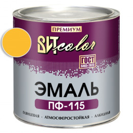 Эмаль желтая ПФ 115 ГОСТ ВИТ color 2.6 кг