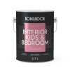 Краска для спален и детских Komandor INTERIOR KIDS&BEDROOM база A 2.7 кг