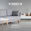 Краска для стен и потолков Komandor INTERIOR 7 база A 0.9 кг