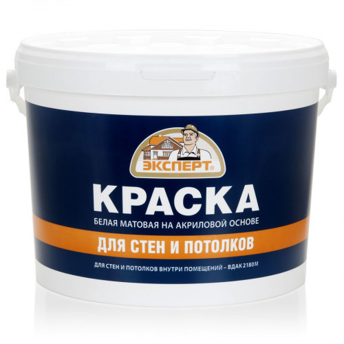 Эксперт Краска для стен и потолков -30С° 14 кг