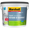 Краска для кухни и ванной латексная Marshall матовая база BW 4,5 л