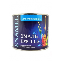 Эмаль ПФ-115 Универсальная алкидная Простокрашено красная 1,8 кг