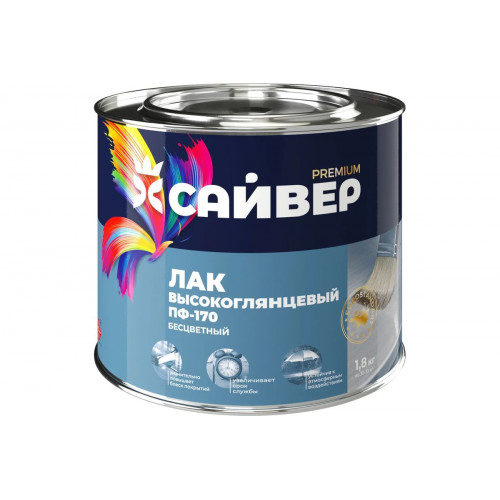 Лак Сайвер ПФ-170 прозрачный 1.8 кг