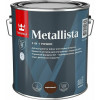 Краска по ржавчине 3 в 1 Tikkurila Metallista глянцевая коричневый 2,3 л